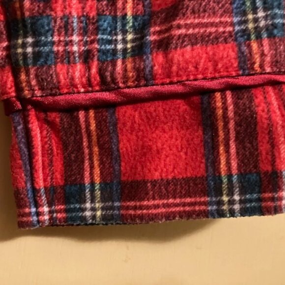 Kids Red Buffalo Check Flannel Pajamas Top - Picture 3 of 4